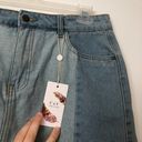 Chelsea and Violet NEW NWT CHELSEA VIOLET Patchwork Denim Jean Mini Light Wash Cotton Etc Skirt 27 Photo 3