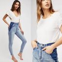 One Teaspoon One X  Super High Waist Freebirds II Two Tone Skinny Jeans 23" Photo 1