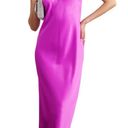 L'Agence New  Akiya Satin Slip Midi Dress Pink Size S Photo 11