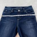 INC  Regular Fit Boot Leg Jeans Womens Size 8‎ Blue Mid Rise Stretch Pockets TALL Photo 8