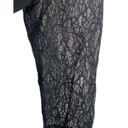 Lane Bryant NWT  Knee Length Lace Dress 3/4 Lace Sleeve Zip Back 18 Black #2678 Photo 8