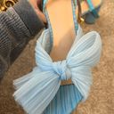 Blue Bow Heels Size 6.5 Photo 4