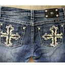 Miss Me  leather cross bootcut jean 31 Photo 3