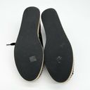 DKNY  Womens 9.5 Adrian Platform Canvas Espadrille Sneaker Black Gold Preppy Photo 2