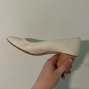 COS  Cream Leather Round Toe Wooden Heel Pumps Photo 28