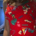 Hawaiian Dress Red Photo 1