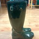 Hunter Dark Green Original Tall Gloss Rain Boots Photo 3