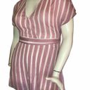 Pink Lily  striped skort/shorts romper Photo 2