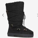 Shoedazzle Black Sherpa Boots Photo 0