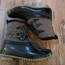 Sporto  thermolite Olivia DUCK BOOTS black Quilted Lined ankle waterproof Tie 6 Photo 6