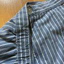 Lee MS.  Women's Top/Bottom Striped Chambray Set Button Down Top Wide Leg Pant. Photo 8