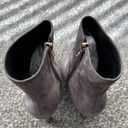 NWB! Suede Gray Ankle Boots Photo 5