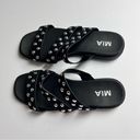 MIA  Women's Black Embellished Silver Studs  Kolete Sz 6.5 Photo 12