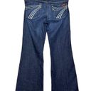 7 For All Mankind Dojo Original Trouser Jeans Low Rise Wide Leg Size 26 x 29 Photo 1