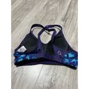 Moving Comfort  Women's Small A/B Cup Sports Bra Urban X-Over Blue Photo 1