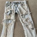 One Teaspoon  Trashed Freebirds Skinny Jeans Size 26 Bin 97 Photo 3