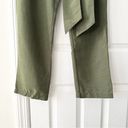 Anthropologie  Coquille Olive Green Soft Paperbag Tie Waist Casual Jogger Pants 8 Photo 31