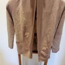 BCBGMAXAZRIA Beige Open Cardigan Ribbed Belt Photo 2