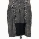 Kimberly  Ovitz Snakeskin Embossed Leather Dress Photo 6