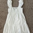 Abercrombie & Fitch Women's Ruched Flutter Sleeve Mini Dress Photo 1