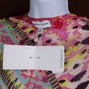 Gibson Latimer  Boho Pink Orange White Colorful Wrap NWT Small Photo 3