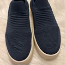 J Slides Hilo Knit Platform Slip On Shoes Women’s Size 7 Navy Blue Fabric Mesh Photo 10