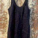 Philosophy  Republic Linen A-line midi dress NWT size 10 women’s navy blue Photo 0