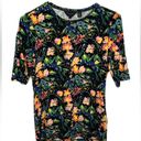 Ted Baker NWT  Black Donisha Printed Floral Top Size 2(US Size 4-6) Photo 3