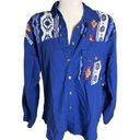 Krass&co Vintage Southwestern Western Rodeo Button-Down Shirt Tap &  Photo 0