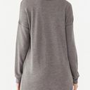 Tresics NWT  Solid Gray Pullover Long Sleeve Sweater T-Shirt Dress Size Medium Photo 1