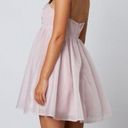 Cotton Candy LA Pink Babydoll Strapless Mini Babydoll Dress / L NWOT Photo 3