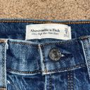 Abercrombie & Fitch Abercrombie Ultra High Rise Mom Short Denim Cutoffs Medium Destroy Blue 28 / 6 Photo 7