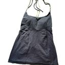 Lululemon  Athletica Top Womens Size 8 Navy Blue Sleeveless Open Back Molded Cup Photo 0