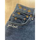 MOTHER Denim  The Vagabond Mini Fray Embroidered Short Blue Jean Skirt 25 Photo 4