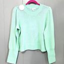 Hill House  Ocean Wave Cropped Silvia Merino Wool Pastel Cottagecore Sweater M Photo 2