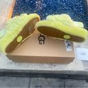 UGG New!  Fluff Yeah Slide Poppy Pollen Slipper Sandal Women Size 7 Photo 6