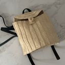 A New Day Straw Basket Backpack - Natural  NWOT Photo 1