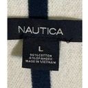 Nautica  Women's Striped Cotton/Spandex Dress With Tie Waist Size Large Photo 6