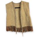 INC Arlanda Design . Soft Tribal Vest with Fringe Photo 0