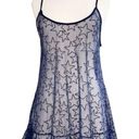 PilyQ  Starry Dress in Starlight Swim Coverup in Navy Blue Size M/L Medium Large Photo 0