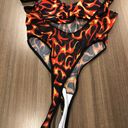 One Piece Hot Flames Sexy Sheer Thong Bodysuit/ Photo 8