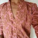 Anthropologie Popover Pink Combo Blouse Photo 1
