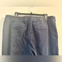 J.Jill  Metropolitan Full Wide Leg Jeans Size 14 Dark Blue Wash Attached Belt Photo 5