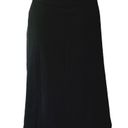 Black Label  By Evan Picone Black Vented Pencil Skirt Size 14 Photo 4