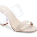 BP NWOB  Naomi Block Clear Heel Sandal in Size 10 Photo 0