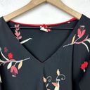 Natori Vintage Josie  Y2K Floral Cropped Top Size M Asian Floral Long Sleeve Photo 1