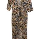 Knot Sisters  MORRISON KIMONO FLORAL BUTTON FROM HI LOW BOHO 3/4 SLEEVE DRESS XS Photo 5