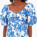 Tuckernuck  Hyacinth House Blue Floral Fiori Puff Sleeve Blouse NWT Size XS Photo 10