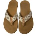 REEF  Women's Thong Slip On Flat Sandals Size 10 Beach Tan Photo 1