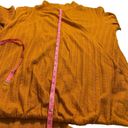 Anthropologie  Maeve Rafela Surplice‎ Wrap Sweater Orange V-Neck Women's Size M Photo 5